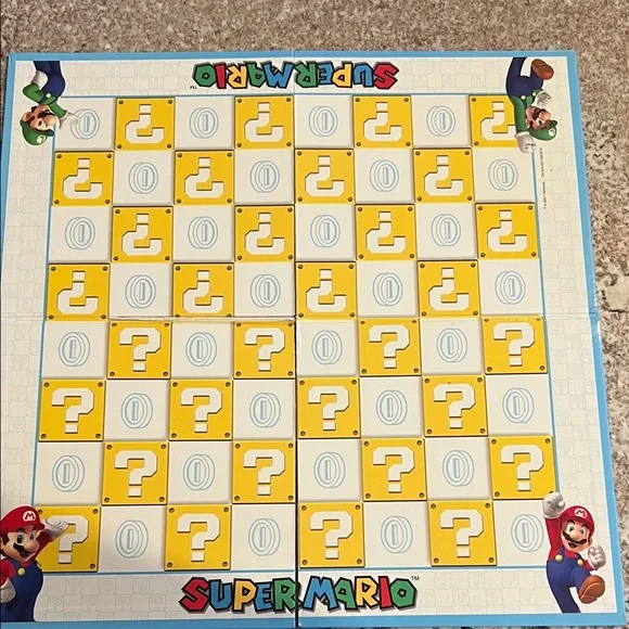Super Mario Checkers & Tic Tac Toe Game Set - Picture 3 of 6